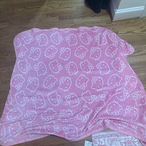 Sanrio Pink Hello Kitty Blanket